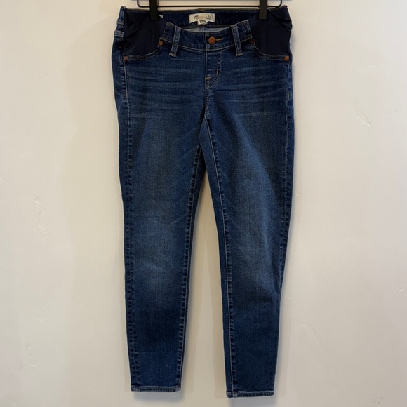MADEWELL | Maternity Side-Panel Skinny Jeans in Wendover Wash: Adjustable - Picture 8 of 11